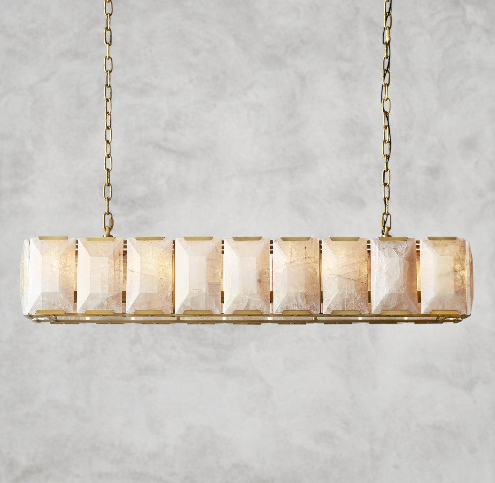 Harlow Calcite Rectangular Chandelier 42", 54", 62", 74"
